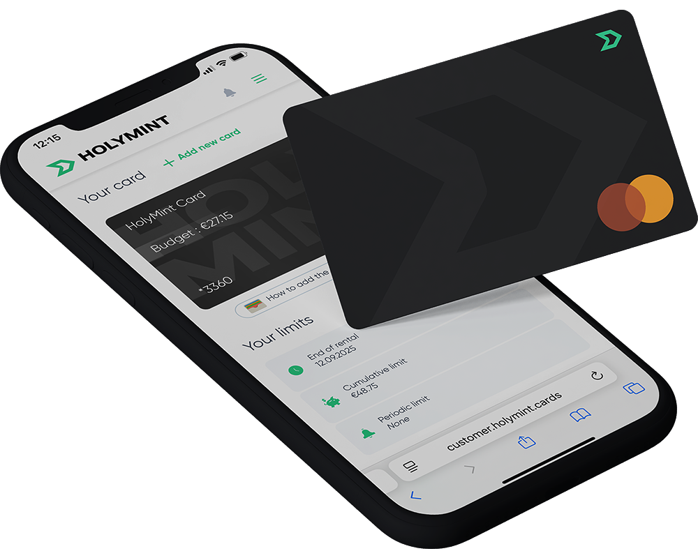 Phone and card image